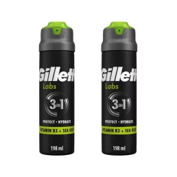 Gillette Labs Rapid Foaming borotvazselé (2x198 ml)