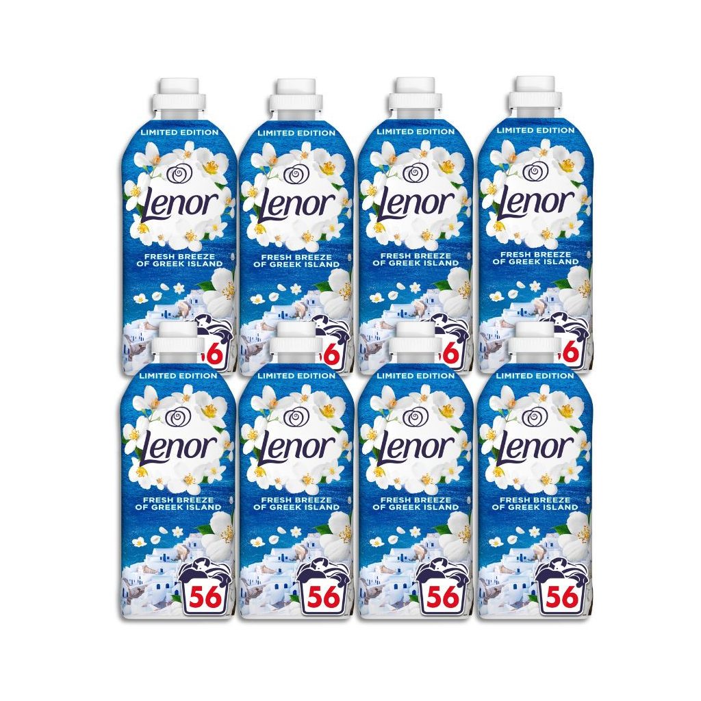INGYENES SZÁLLÍTÁS - Lenor Greek Island öblítő 8x1,176 liter (448 mosás)