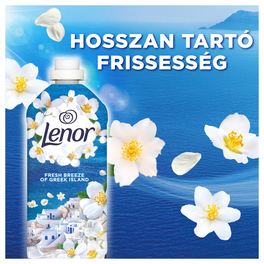 INGYENES SZÁLLÍTÁS - Lenor Greek Island öblítő 8x1,176 liter (448 mosás)