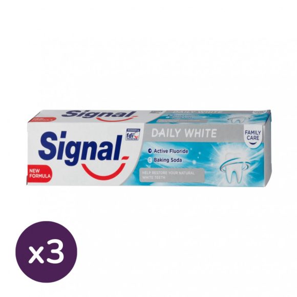 Signal fogkrém, family anticavity (3x75 ml)