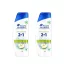 Head & Shoulders Apple Fresh 2in1 korpásodás elleni sampon és balzsam (2x400 ml)