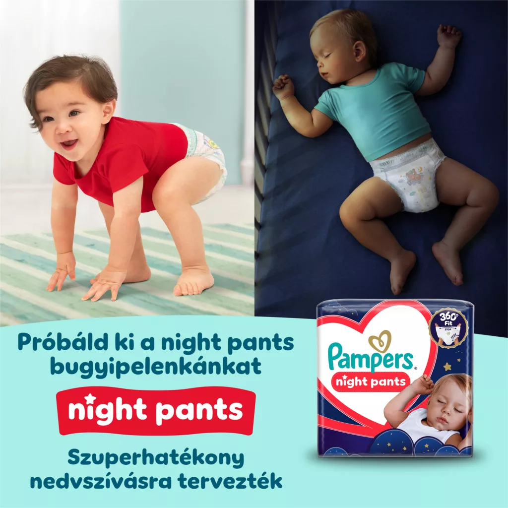 INGYENES SZÁLLÍTÁS - Pampers Premium Care Pants bugyipelenka 5, 11-17 kg, HAVI PELENKACSOMAG 216 db