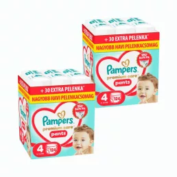   INGYENES SZÁLLÍTÁS - Pampers Premium Care Pants bugyipelenka 4, 9-15 kg, HAVI PELENKACSOMAG 248 db