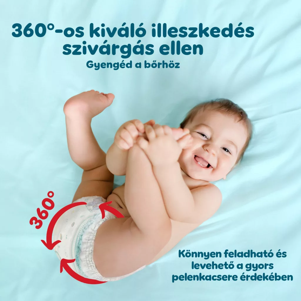 INGYENES SZÁLLÍTÁS - Pampers Premium Care Pants bugyipelenka 4, 9-15 kg, HAVI PELENKACSOMAG 248 db