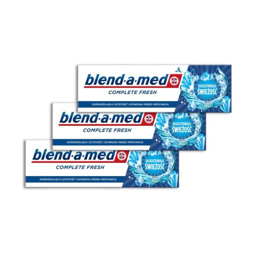 Blend-a-med Complete Fresh Lasting Freshness fogkrém 3x75 ml