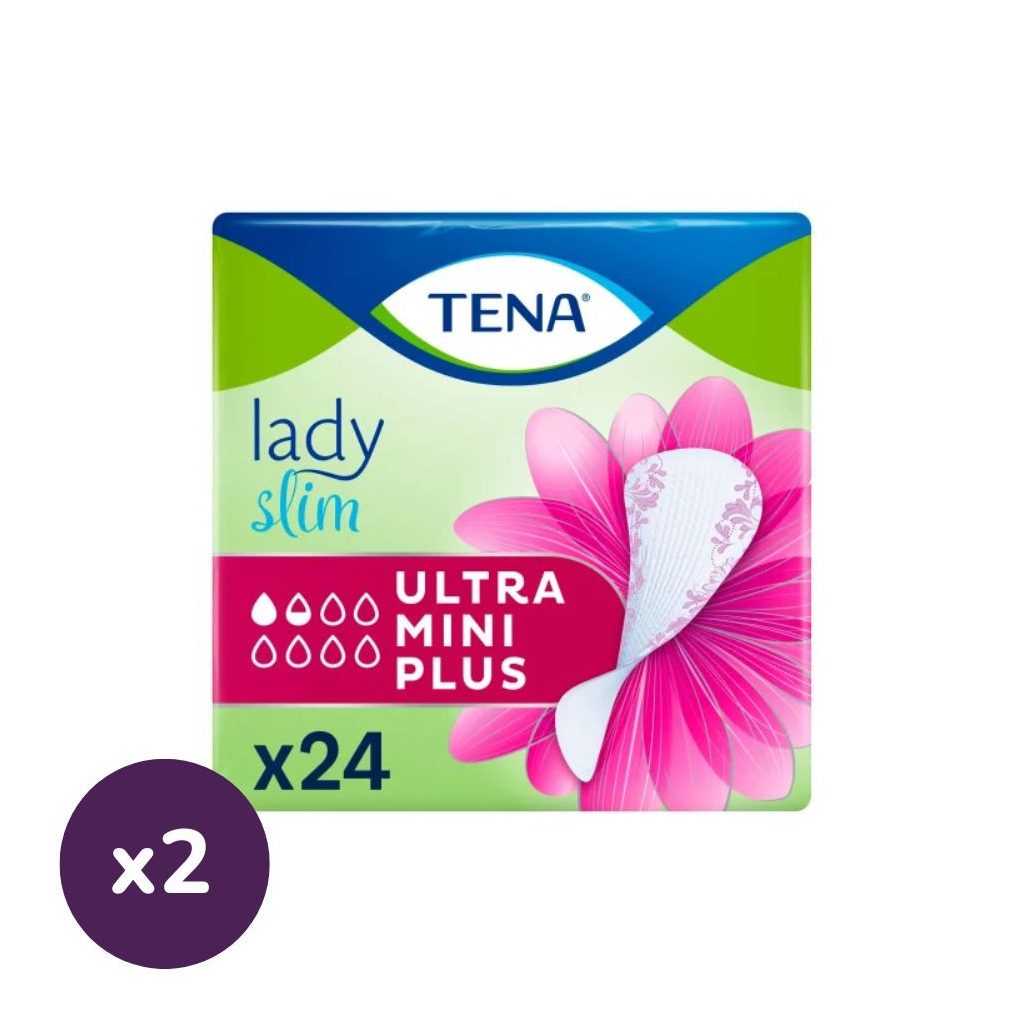 Tena Lady Slim Ultra Mini Plus vékony inkontinencia betét (2x24 db)