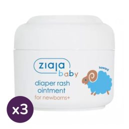   ZIAJA Baba bőrvédő popsikrém újszülött kortól (3x50 ml)