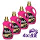 Violeta Intense black mosógél fekete ruhákhoz, 4x2700 ml (196 mosás)