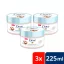 Dove bőrradír makadámia olajjal és rizstejjel (3x225 ml)