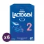 Nestlé Lactogen 2 tejalapú anyatej-kiegészítő tápszer 6 hó+ (6x500 g)