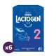 Nestlé Lactogen 2 tejalapú anyatej-kiegészítő tápszer 6 hó+ (6x500 g)