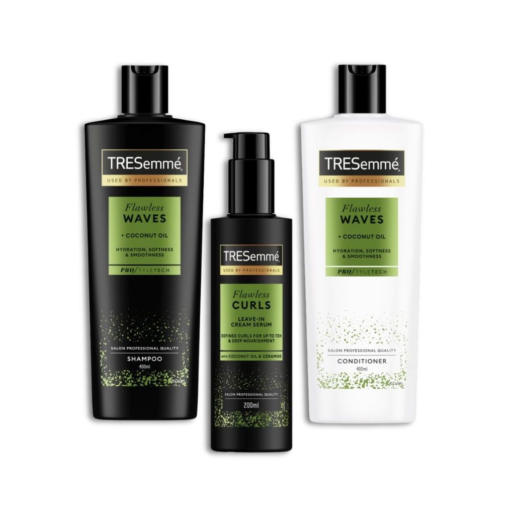 TRESemmé Flawless Waves hullámos és göndör hajra csomag