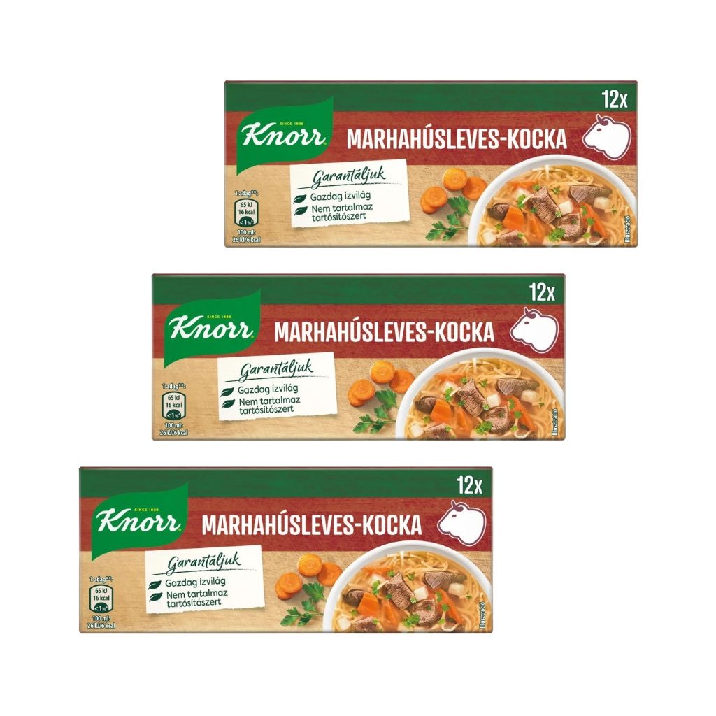 Knorr Marhahúsleves-kocka (3x120 g)