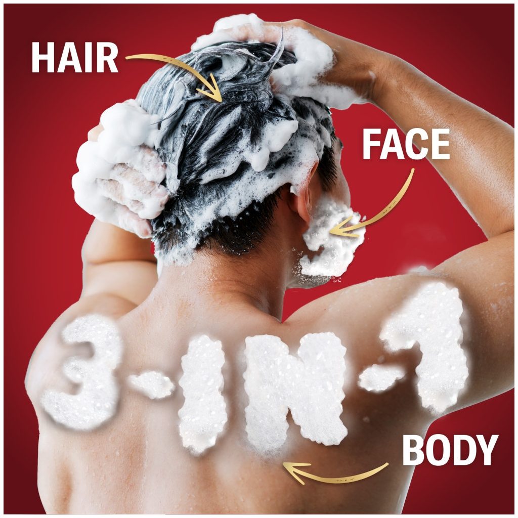 Old Spice Captain 3 az 1-ben Tusfürdő és Sampon (4x1000 ml)