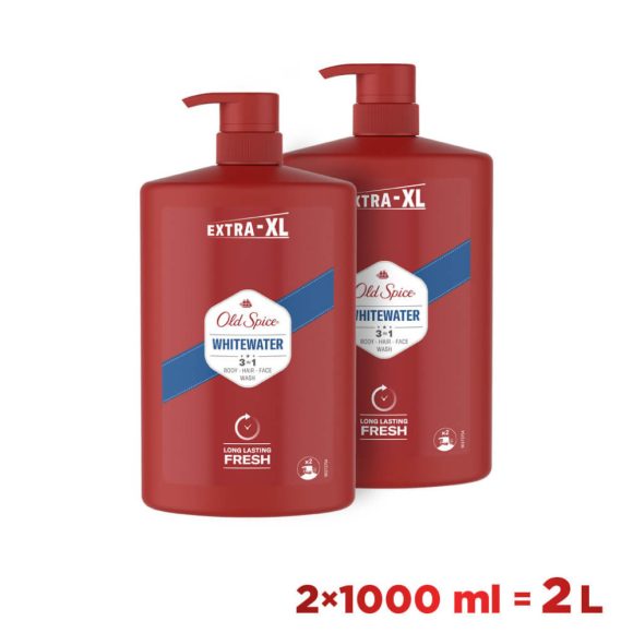 Old Spice Tusfürdő Whitewater 2x1000 ml
