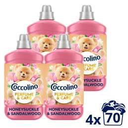   Coccolino Perfume & Care Honeysuckle & Sandalwood öblítő 4x1610 ml (280 mosás)