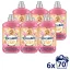 Coccolino Perfume & Care Honeysuckle & Sandalwood öblítő 6x1610 ml (420 mosás)