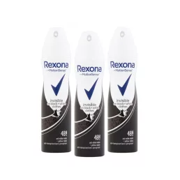   Rexona Invisible Black & White izzadásgátló spray 3x150 ml