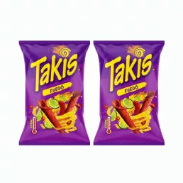 Takis Fuego chili és lime ízű tortilla chips (2x100 g)