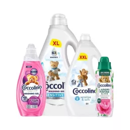  INGYENES SZÁLLÍTÁS - Coccolino Pink Mosóparfüm + Sensitive mosási csomag