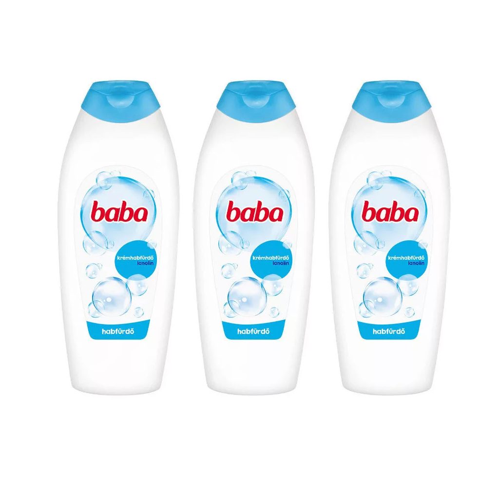 Baba lanolinos habfürdő 3x750 ml