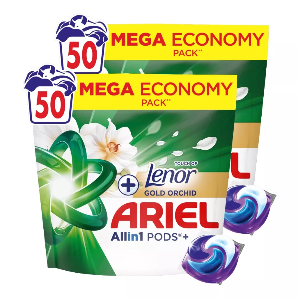 Ariel PODS+ Touch of Lenor Gold Orchid mosókapszula (2x50 db)