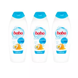 Baba krémhabfürdő kamilla & méz illattal (3x750 ml)