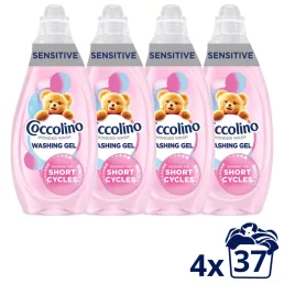   Coccolino Wonder Wash Sensitive mosószer gyors mosáshoz 4x1,48 liter (148 mosás)