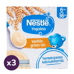   Nestlé Yogolino vaníliás-grízes ízű babapuding 6-36 hónapos korig (12x100 g)
