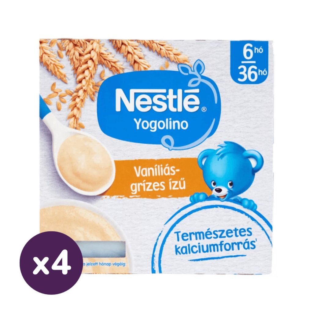Nestlé Yogolino vaníliás-grízes ízű babapuding 6 hó+ (16x100 g)