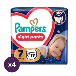 Pampers Night Pants bugyipelenka 7, 15+ kg, 68 db