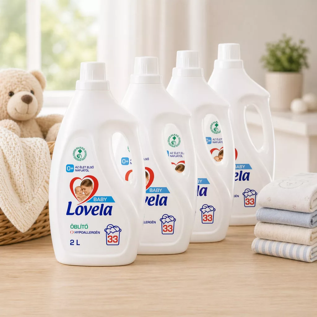 Lovela Baby hipoallergén öblítő 4x2 liter (132 mosás)