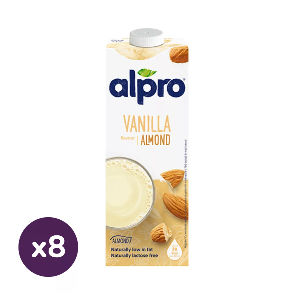 Alpro vaníliaízű mandulaital (8x1 liter)