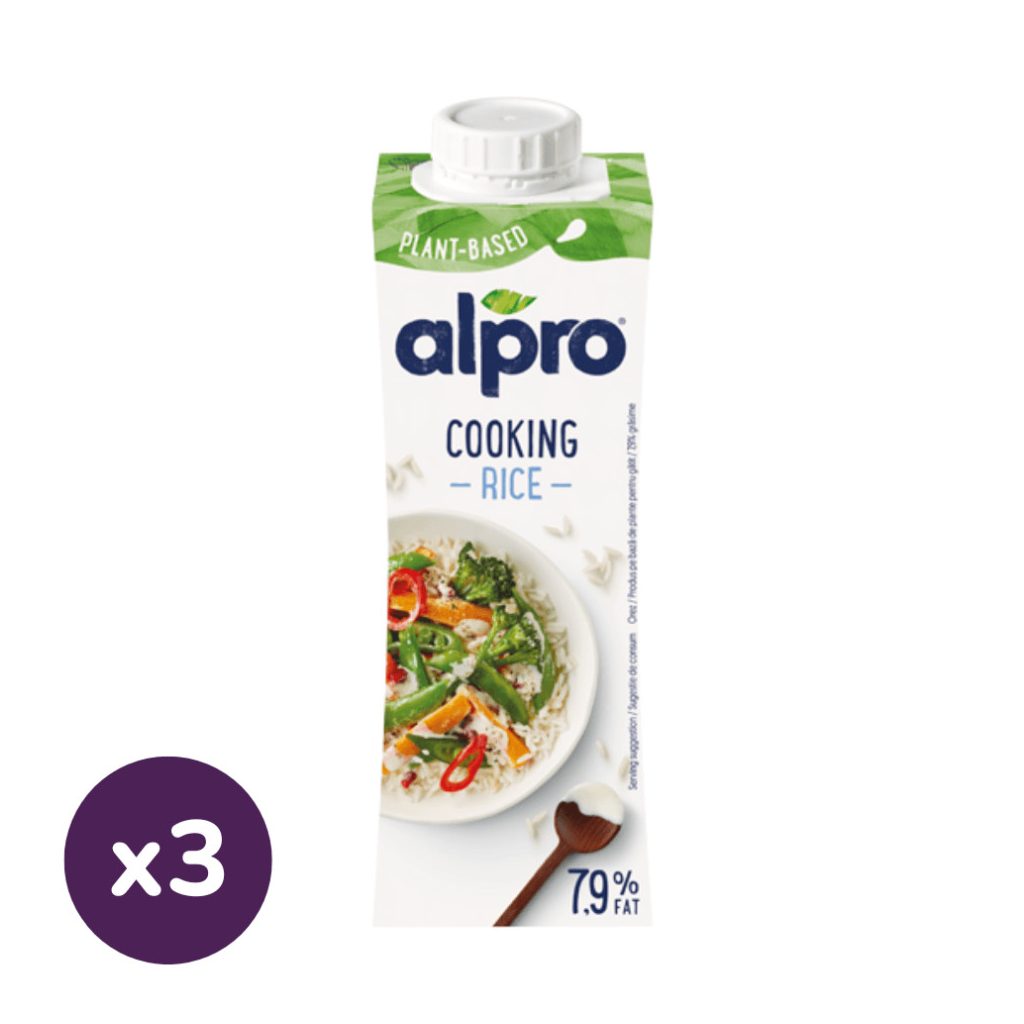 Alpro rizs főzőkrém (3x250 ml)