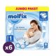 Molfix pelenka, Újszülött 1, 2-5 kg HAVI PELENKACSOMAG 264 db