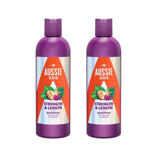 Aussie SOS Long & Strong sampon (2x300 ml)