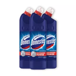   Domestos Extended Power fertőtlenítő hatású tisztítószer, original (3x750 ml)