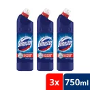 Domestos Extended Power fertőtlenítő hatású tisztítószer, original (3x750 ml)