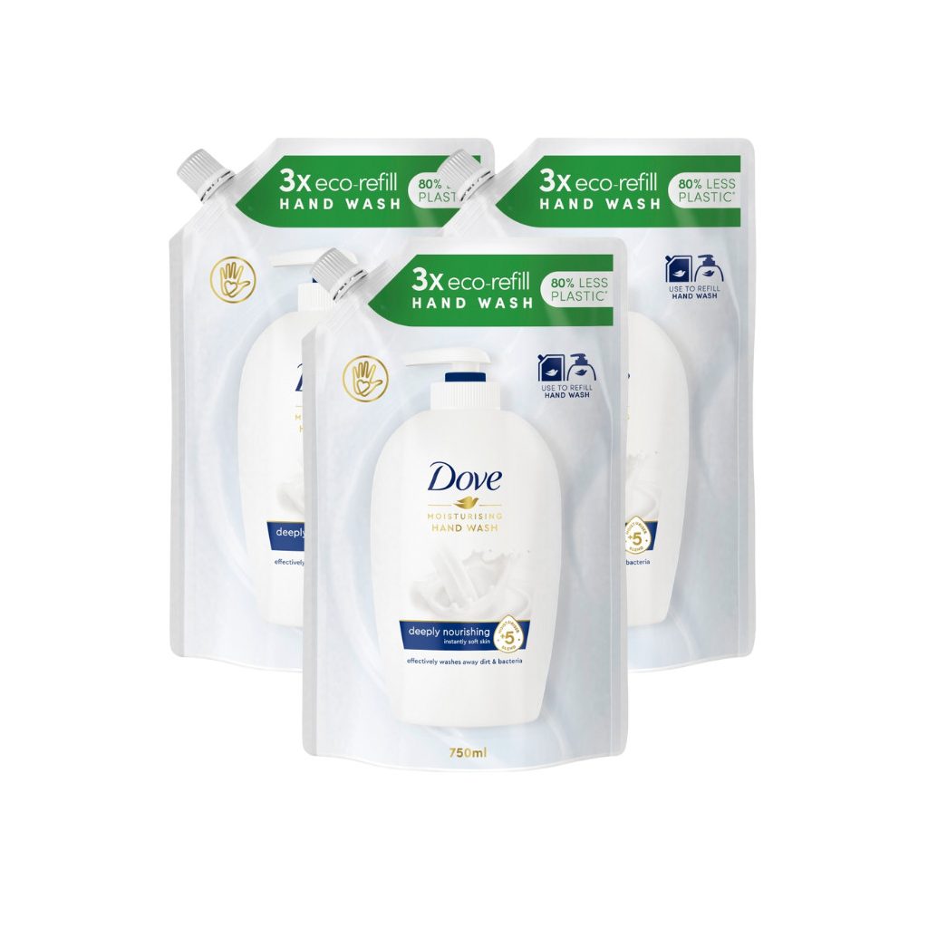 Dove Deeply Nourishing folyékony krémszappan (3x750 ml)