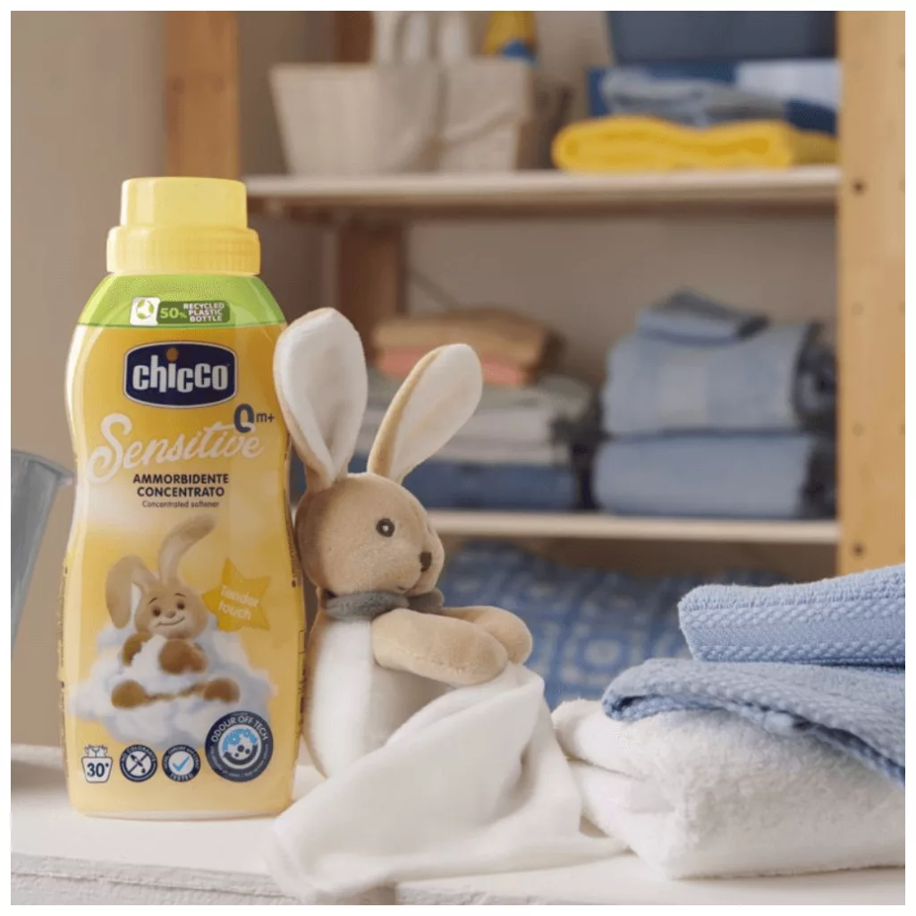 Chicco Sensitive öblítő koncentrátum vanília illattal (6x750 ml)