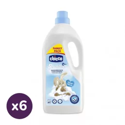   Chicco Sensitive lágyító öblítő koncentrátum, púder illat (6x1,5 l)