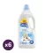 Chicco Sensitive lágyító öblítő koncentrátum, púder illat (6x1,5 l)