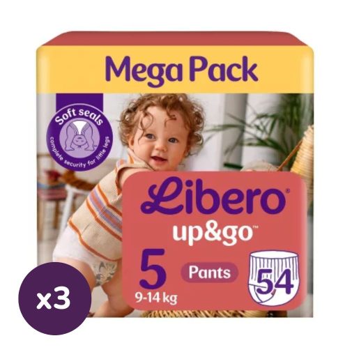 Libero Up&Go 5 bugyipelenka, 9-14 kg HAVI PELENKACSOMAG 162 db