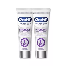   Oral-B Pro 3D White Clinical Radiant White fogkrém (2x75 ml)