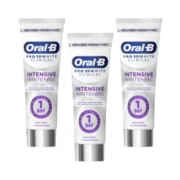   Oral-B Pro 3D White Clinical Radiant White fogkrém (3x75 ml)