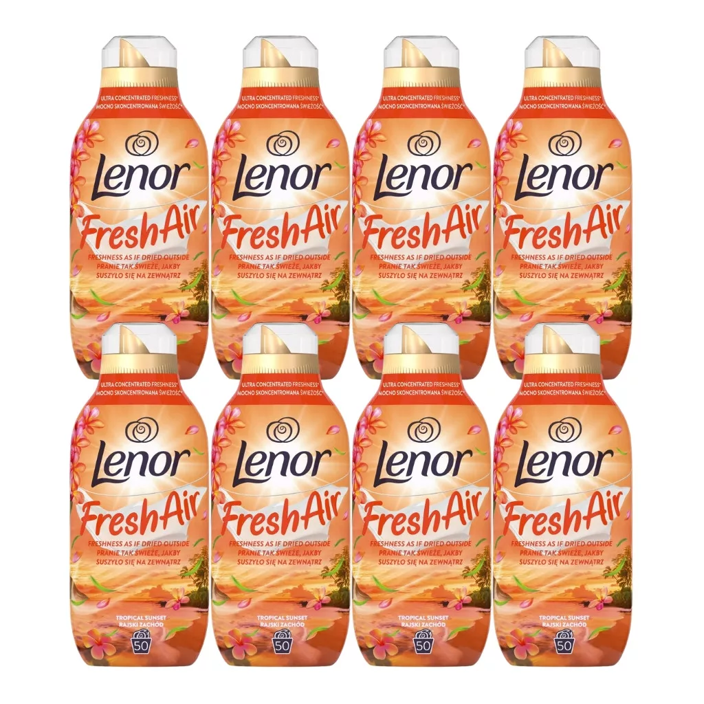 Lenor Fresh Air Effect Tropical Sunset öblítő 8x700 ml (400 mosás)