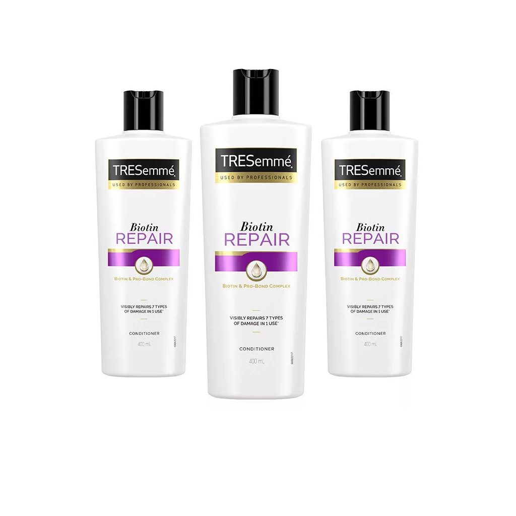 TRESemmé Biotin Repair hajbalzsam károsodott hajra biotinnal (3x400 ml)