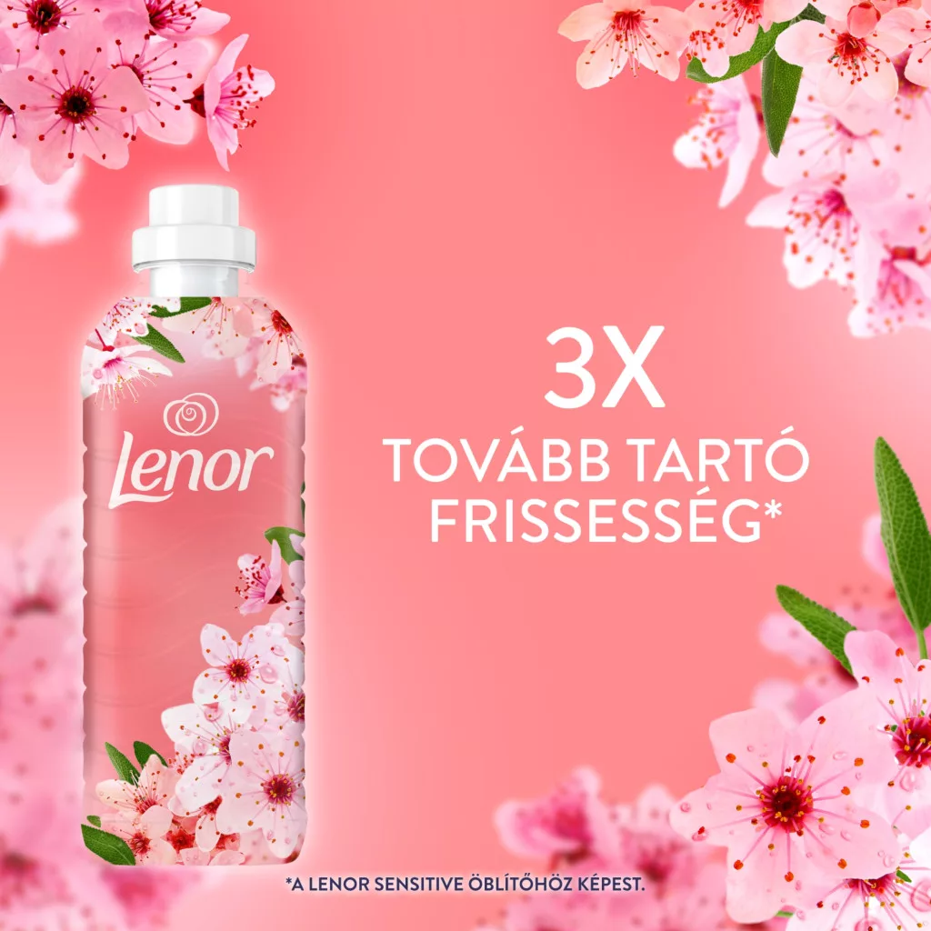 Lenor Cherry Blossom öblítő 8x1,239 liter (472 mosás)