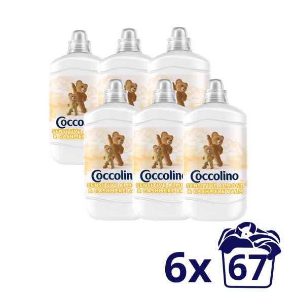 Coccolino Sensitive Almond öblítő 6x1680 ml (402 mosás)