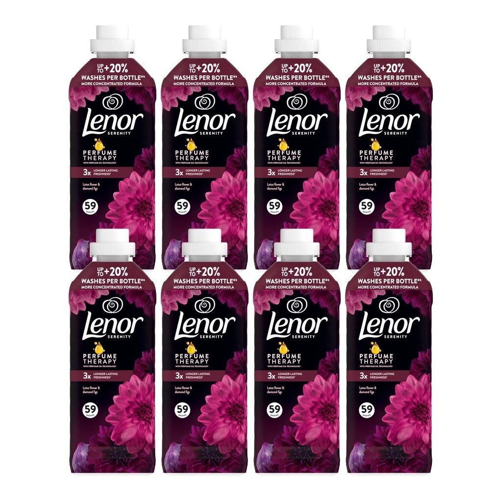 INGYENES SZÁLLÍTÁS - Lenor Lotus & Diamond öblítő 8x1,239 liter (472 mosás)